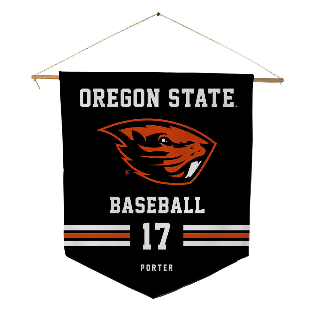 Oregon State - NCAA Baseball : Ethan Porter - Pennant - 18" x 21"-0