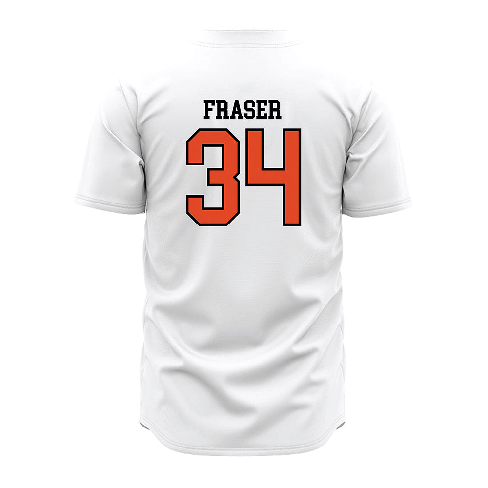 Oregon State - NCAA Baseball : Max Fraser - White Jersey-1