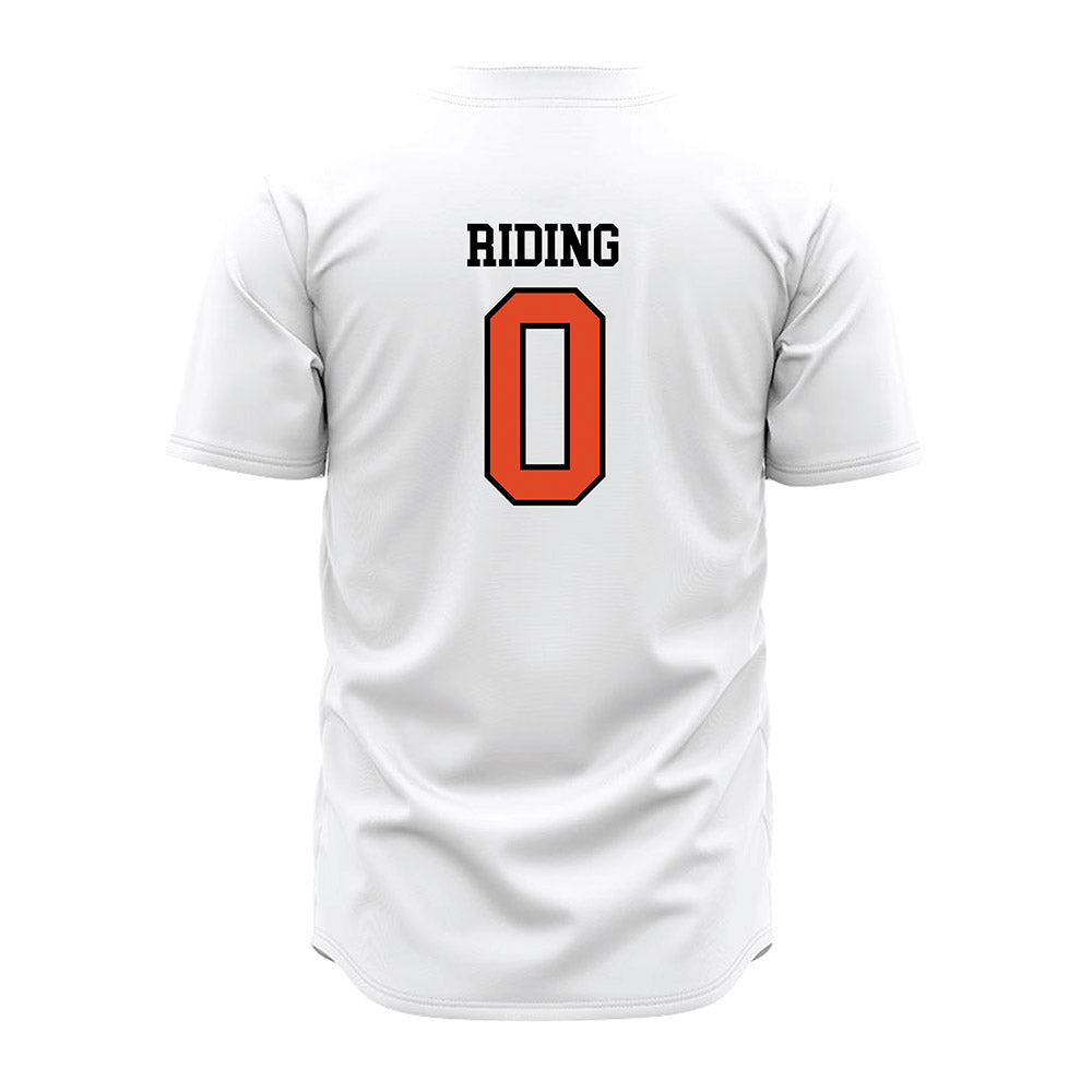 Oregon State - NCAA Baseball : Grayson Riding - White Jersey-1