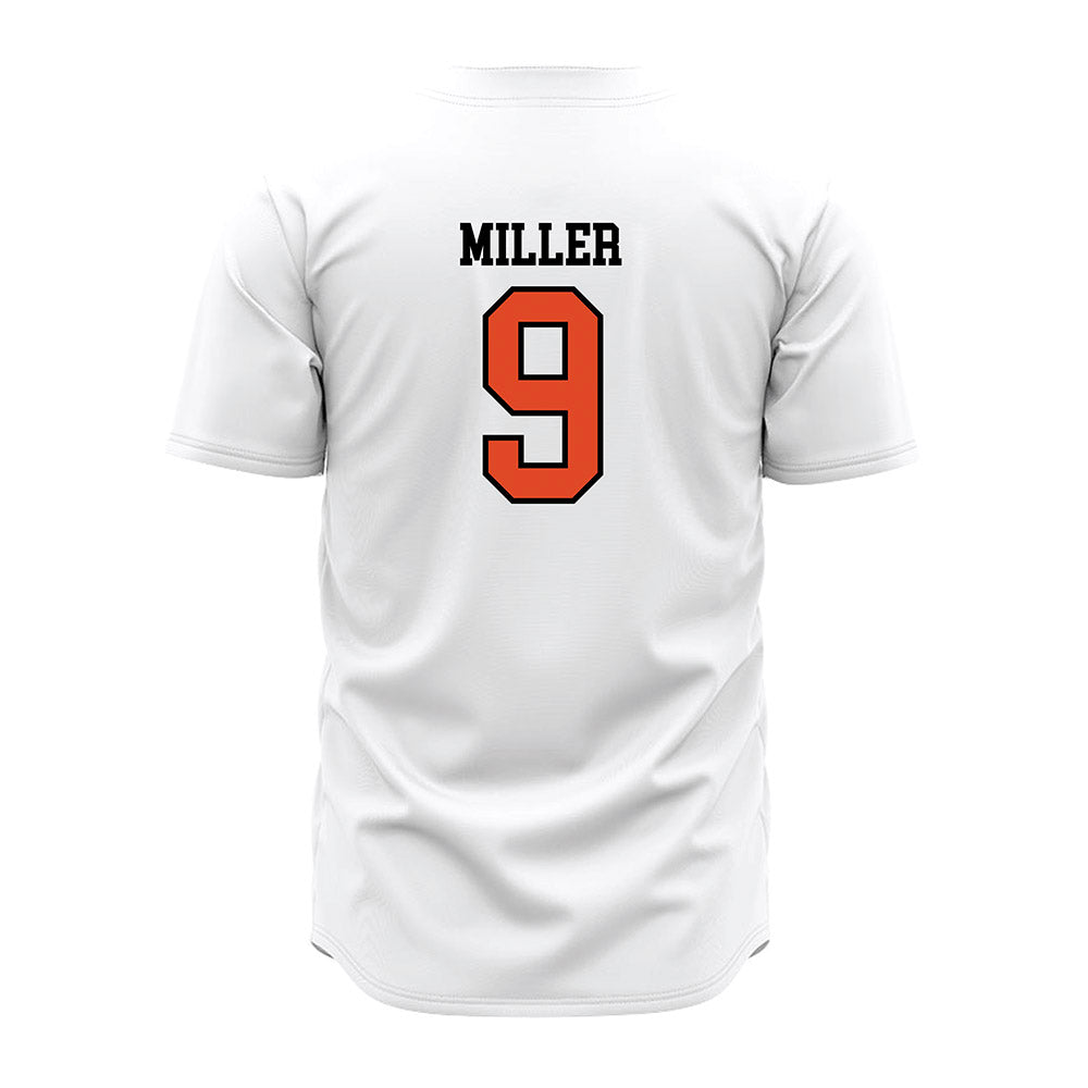 Oregon State - NCAA Baseball : Jace Miller - White Jersey-1