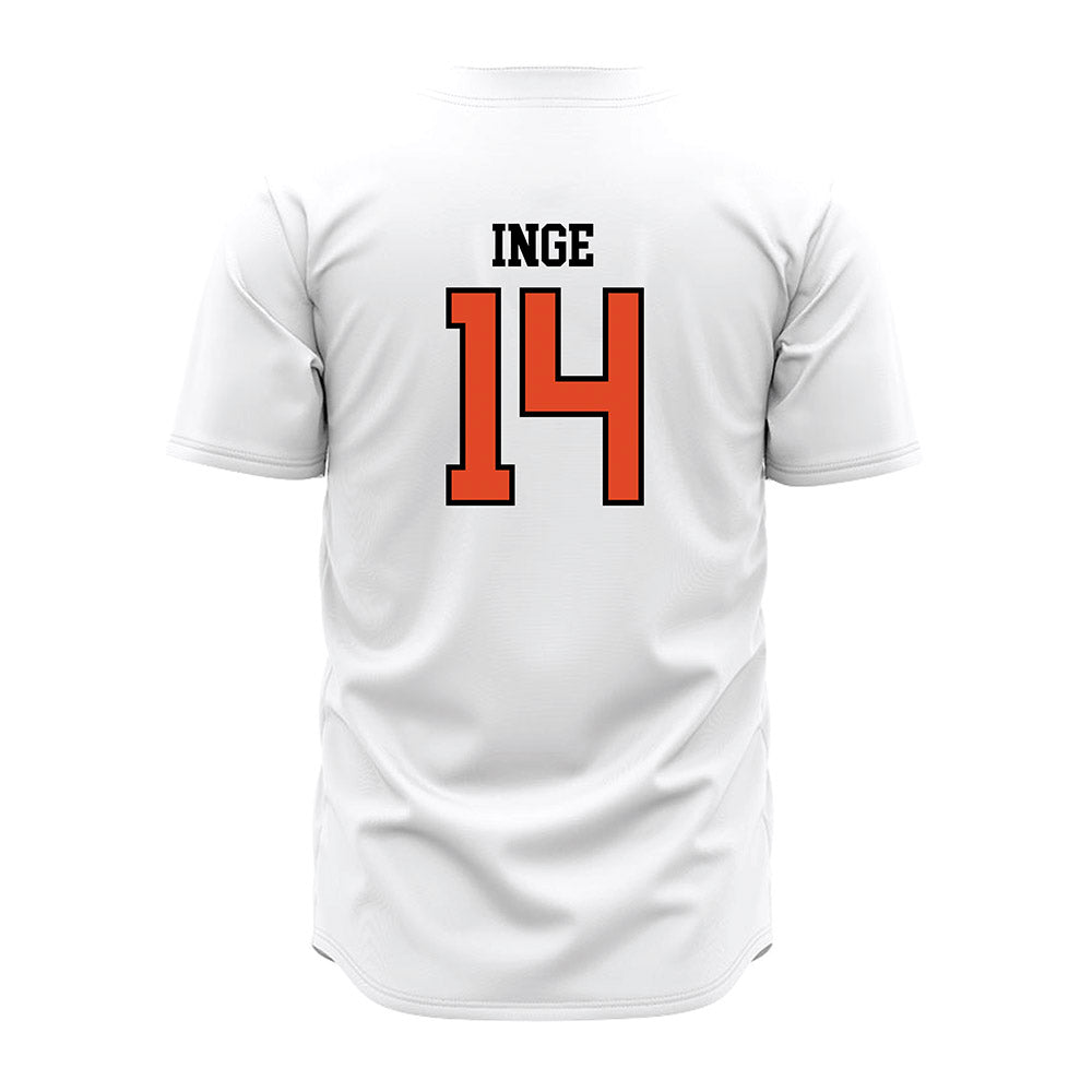 Oregon State - NCAA Baseball : Tyler Inge - White Jersey-1