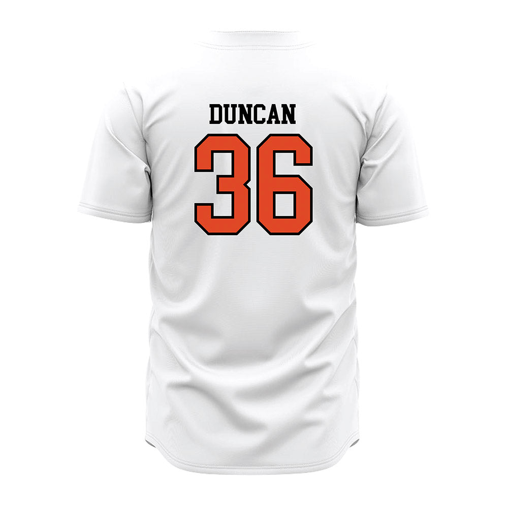 Oregon State - NCAA Baseball : Luke Duncan - White Jersey-1