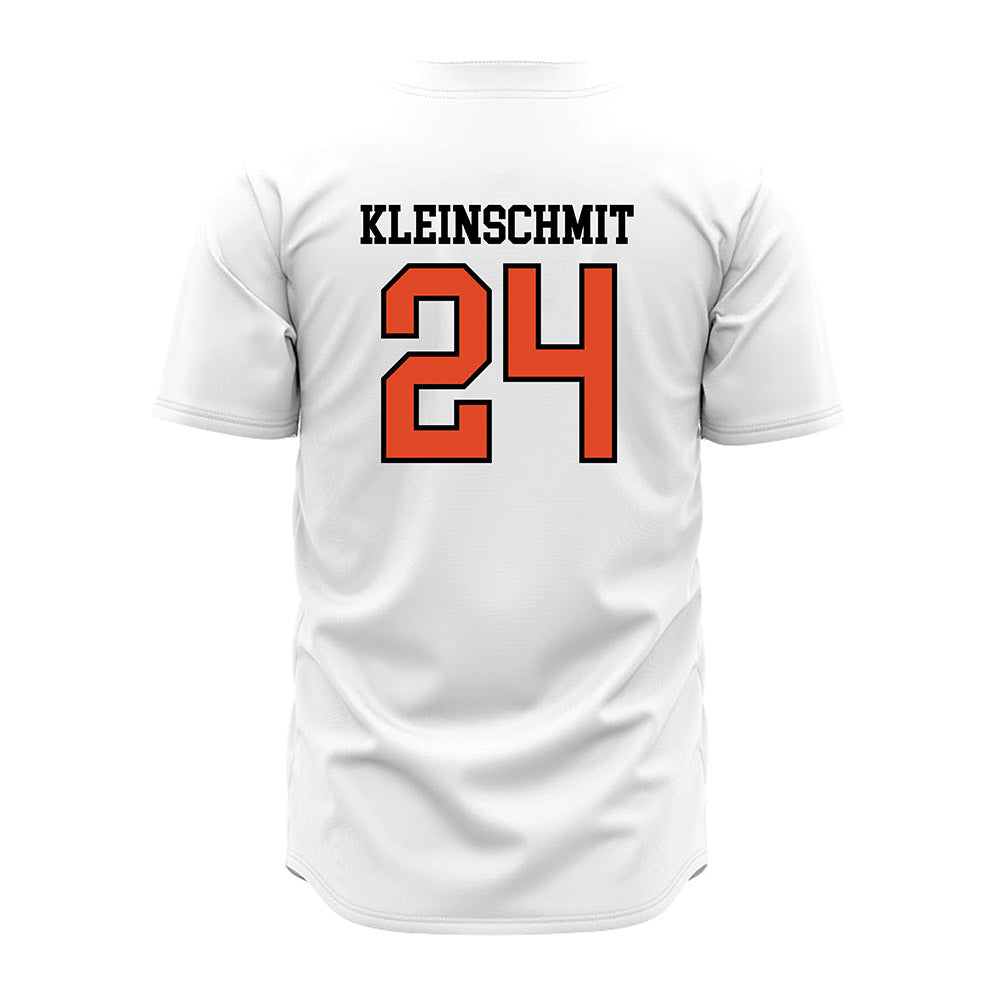 Oregon State - NCAA Baseball : Ethan Kleinschmit - White Jersey-1