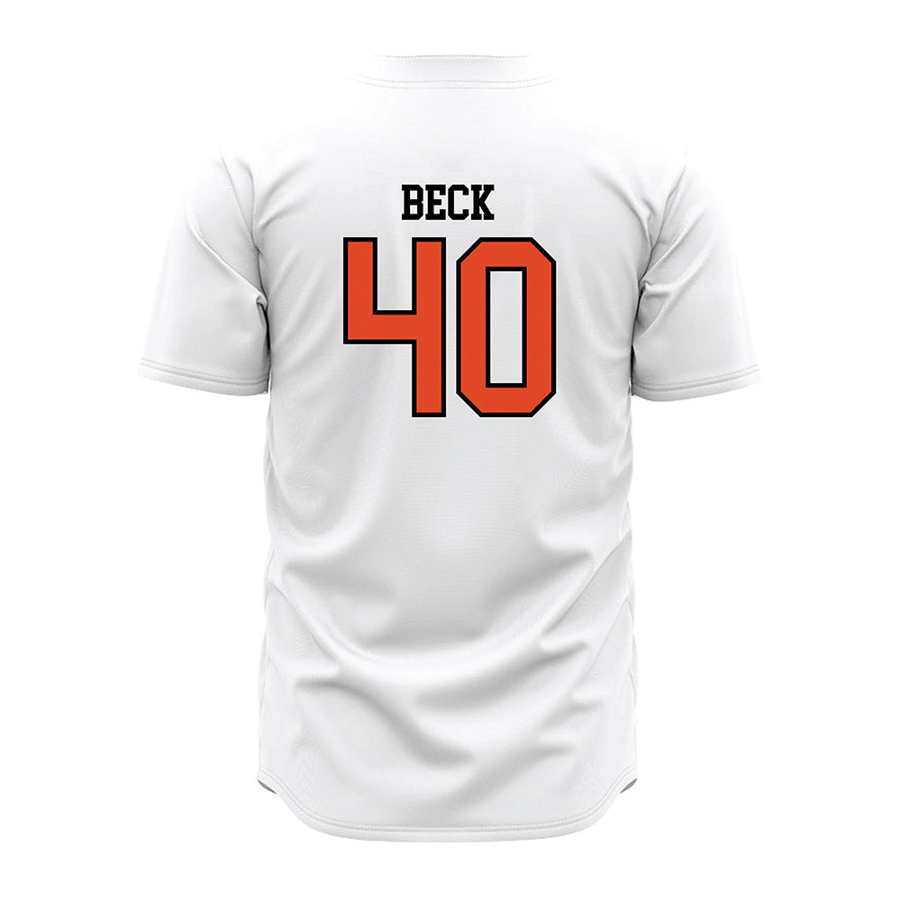 Oregon State - NCAA Baseball : Kameron Beck - White Jersey-1
