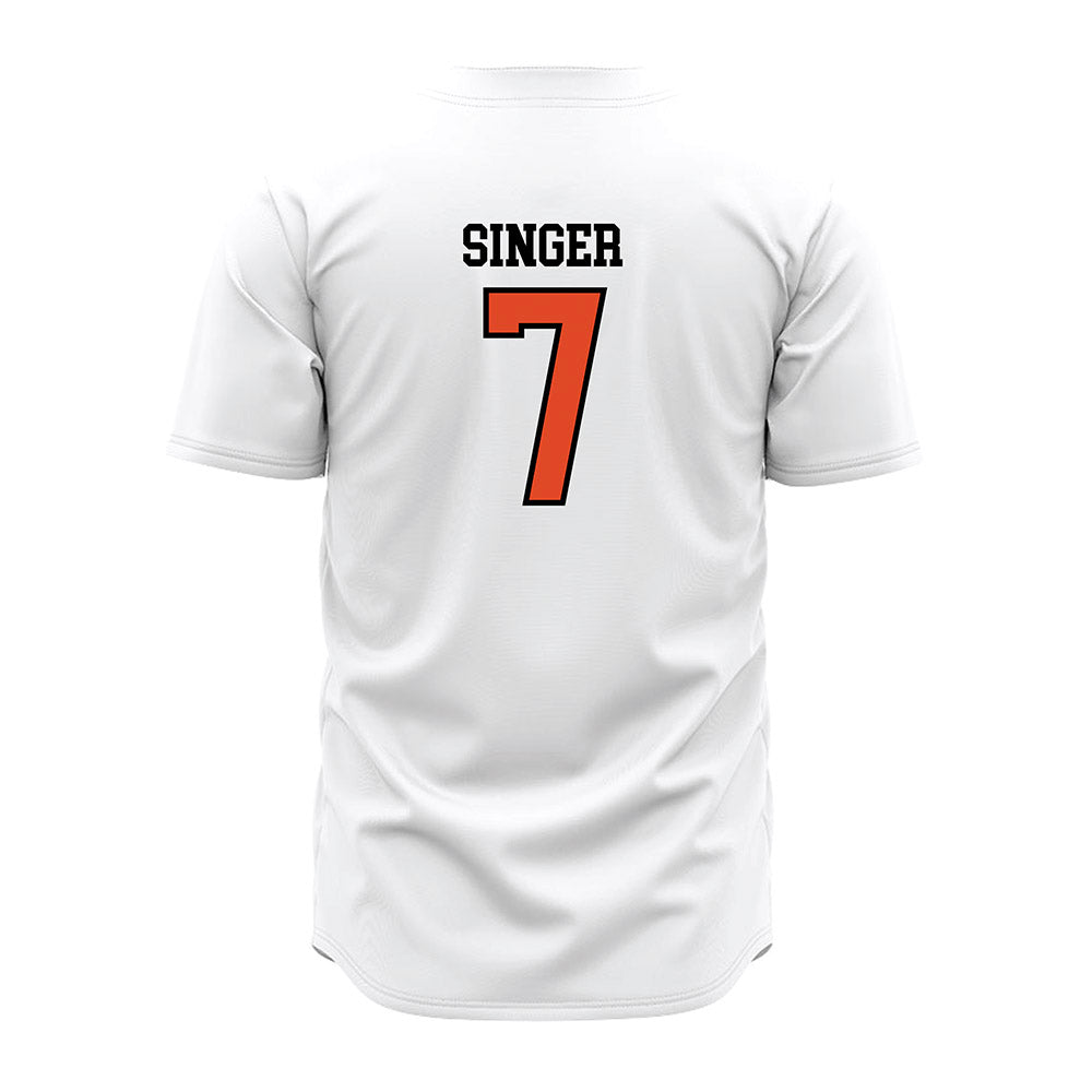 Oregon State - NCAA Baseball : Aj Singer - White Jersey-1