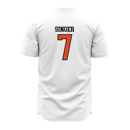 Oregon State - NCAA Baseball : Aj Singer - White Jersey-1