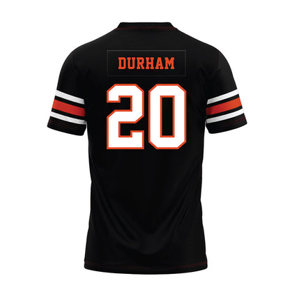 Oregon State - NCAA Football : Jermaine Durham - Black Premium Football Jersey-1