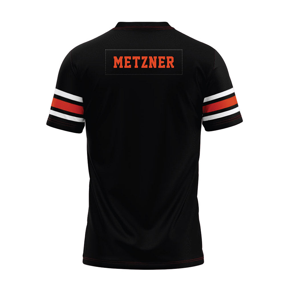 Oregon State - NCAA Football : Caleb Metzner - Black Premium Football Jersey-1