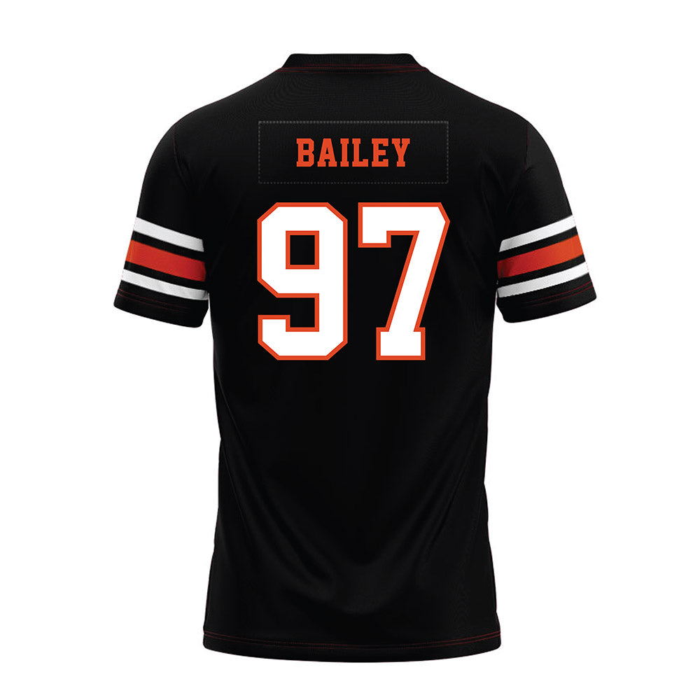 Oregon State - NCAA Football : Tyler Bailey - Black Premium Football Jersey-1