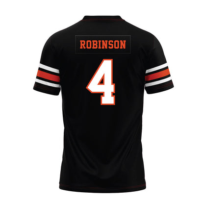 Oregon State - NCAA Football : Jaden Robinson - Black Premium Football Jersey-1