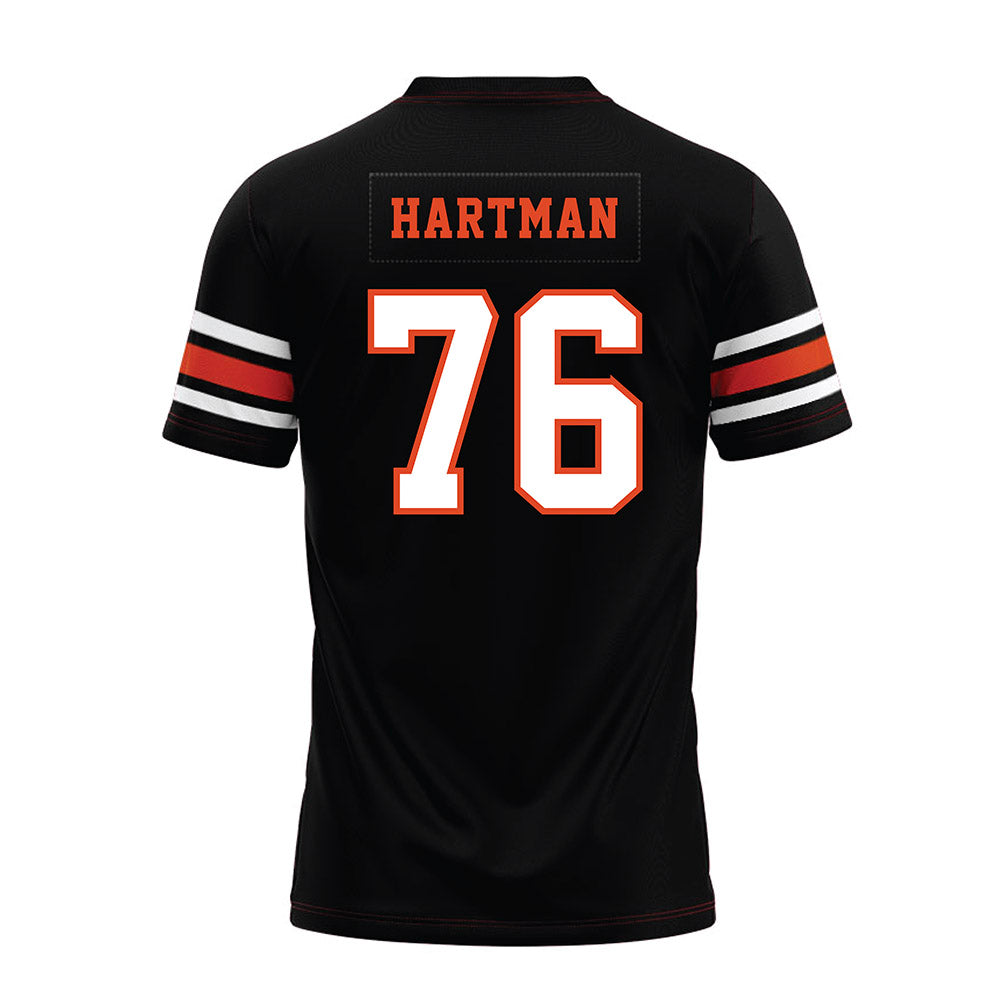 Oregon State - NCAA Football : Ben Hartman - Black Premium Football Jersey-1