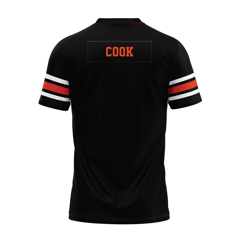 Oregon State - NCAA Football : Landon Cook - Black Premium Football Jersey-1