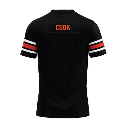 Oregon State - NCAA Football : Landon Cook - Black Premium Football Jersey-1