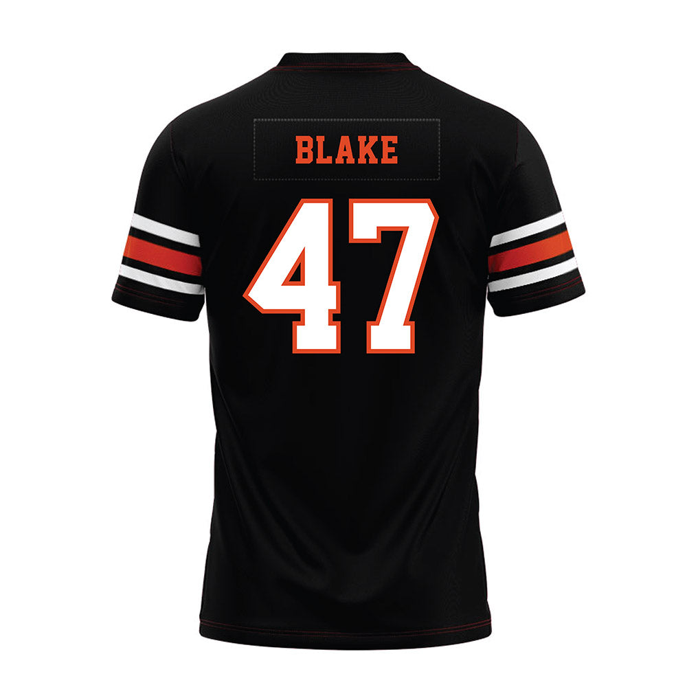 Oregon State - NCAA Football : Tyree Blake - Black Premium Football Jersey-1