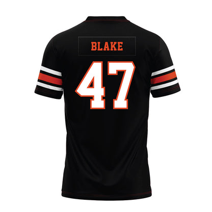 Oregon State - NCAA Football : Tyree Blake - Black Premium Football Jersey-1