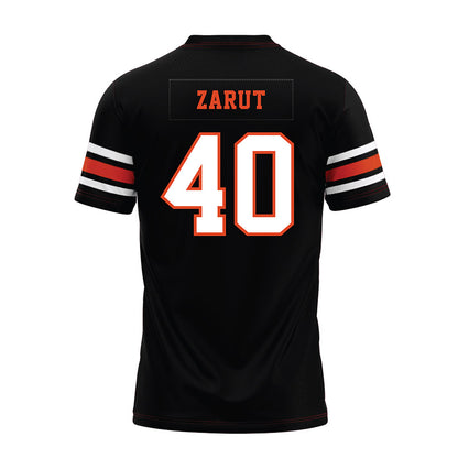 Oregon State - NCAA Football : Jonathan Zarut - Black Premium Football Jersey-1