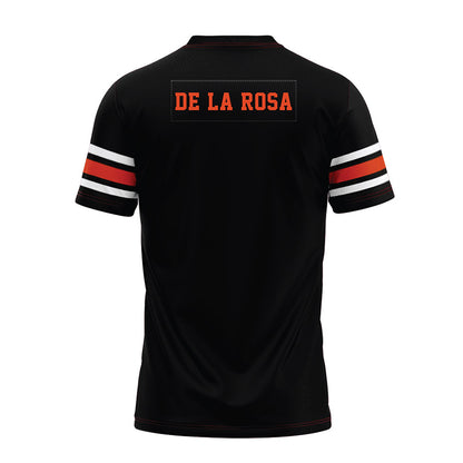 Oregon State - NCAA Football : Rocco De La Rosa - Black Premium Football Jersey-1