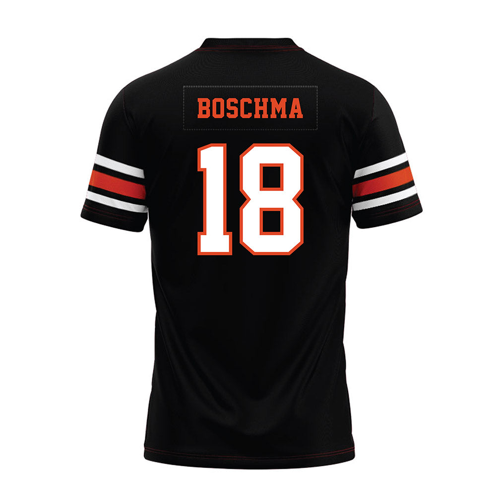 Oregon State - NCAA Football : Karson Boschma - Black Premium Football Jersey-1