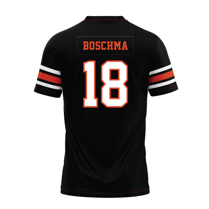 Oregon State - NCAA Football : Karson Boschma - Black Premium Football Jersey-1