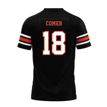 Oregon State - NCAA Football : Jarrel Comer - Black Premium Football Jersey-1