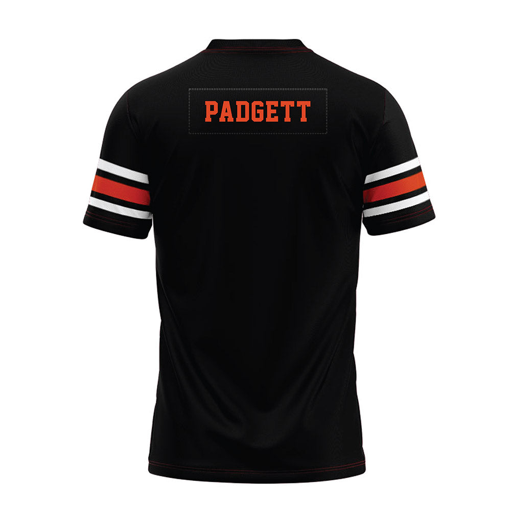 Oregon State - NCAA Football : Jayden Padgett - Black Premium Football Jersey-1