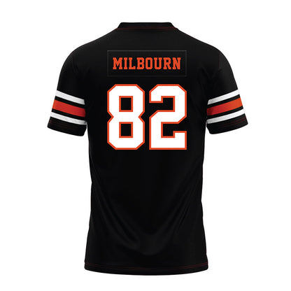 Oregon State - NCAA Football : Gabriel Milbourn - Black Premium Football Jersey-1