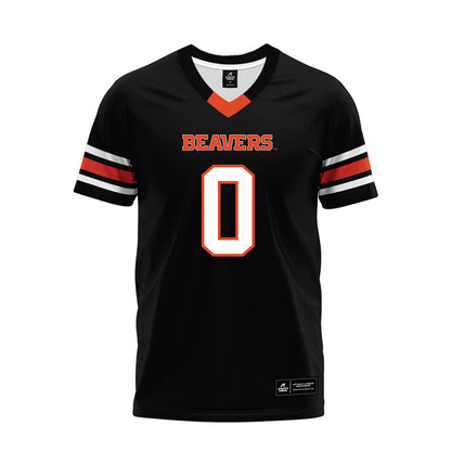 Oregon State - NCAA Football : Harlem Howard - Black Premium Football Jersey-0