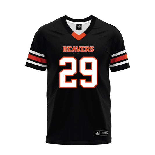 Oregon State - NCAA Football : Zephen Walker - Black Premium Football Jersey-0