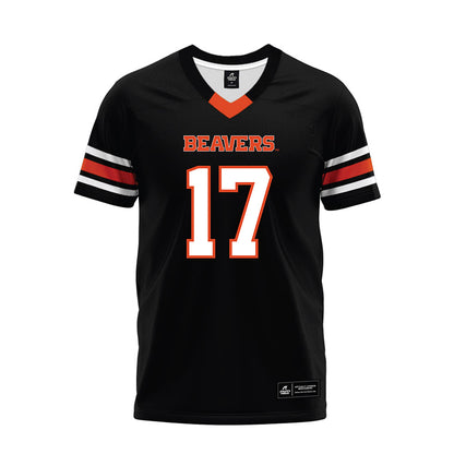Oregon State - NCAA Football : Ishmael Findlayter - Black Premium Football Jersey-0