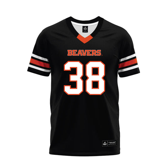 Oregon State - NCAA Football : Milan Clark - Black Premium Football Jersey-0