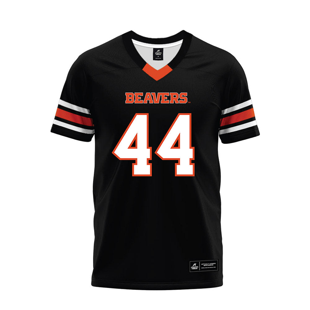 Oregon State - NCAA Football : Takari Hickle - Black Premium Football Jersey-0