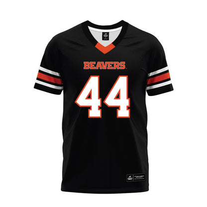 Oregon State - NCAA Football : Takari Hickle - Black Premium Football Jersey-0