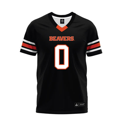 Oregon State - NCAA Football : Aaron Butler - Black Premium Football Jersey-0