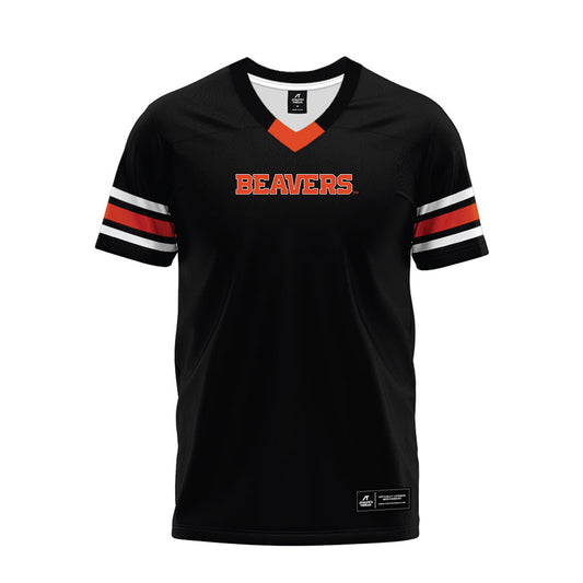 Oregon State - NCAA Football : Xander Chisolm - Black Premium Football Jersey-0