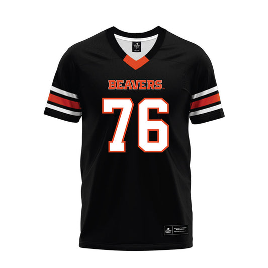 Oregon State - NCAA Football : Ben Hartman - Black Premium Football Jersey-0