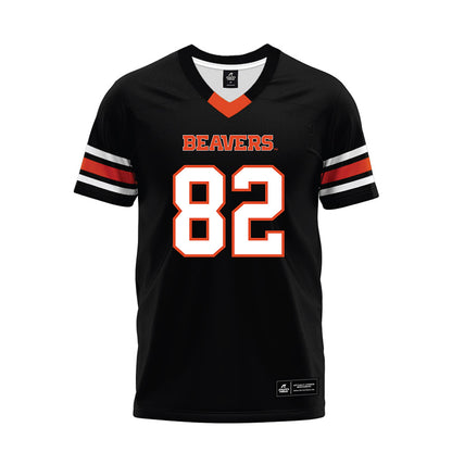Oregon State - NCAA Football : Gabriel Milbourn - Black Premium Football Jersey-0