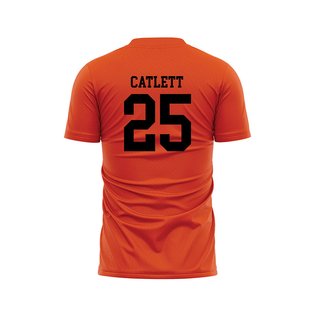 Oregon State - NCAA Men's Soccer : John Catlett - Orange Soccer Jersey-1