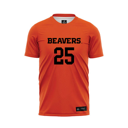 Oregon State - NCAA Men's Soccer : John Catlett - Orange Soccer Jersey-0
