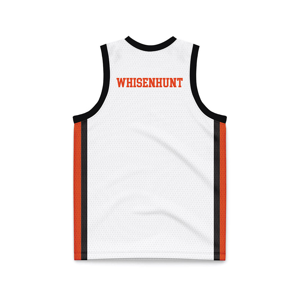 Oregon State - NCAA Women's Basketball : Gabe Whisenhunt - White Basketball Jersey-1