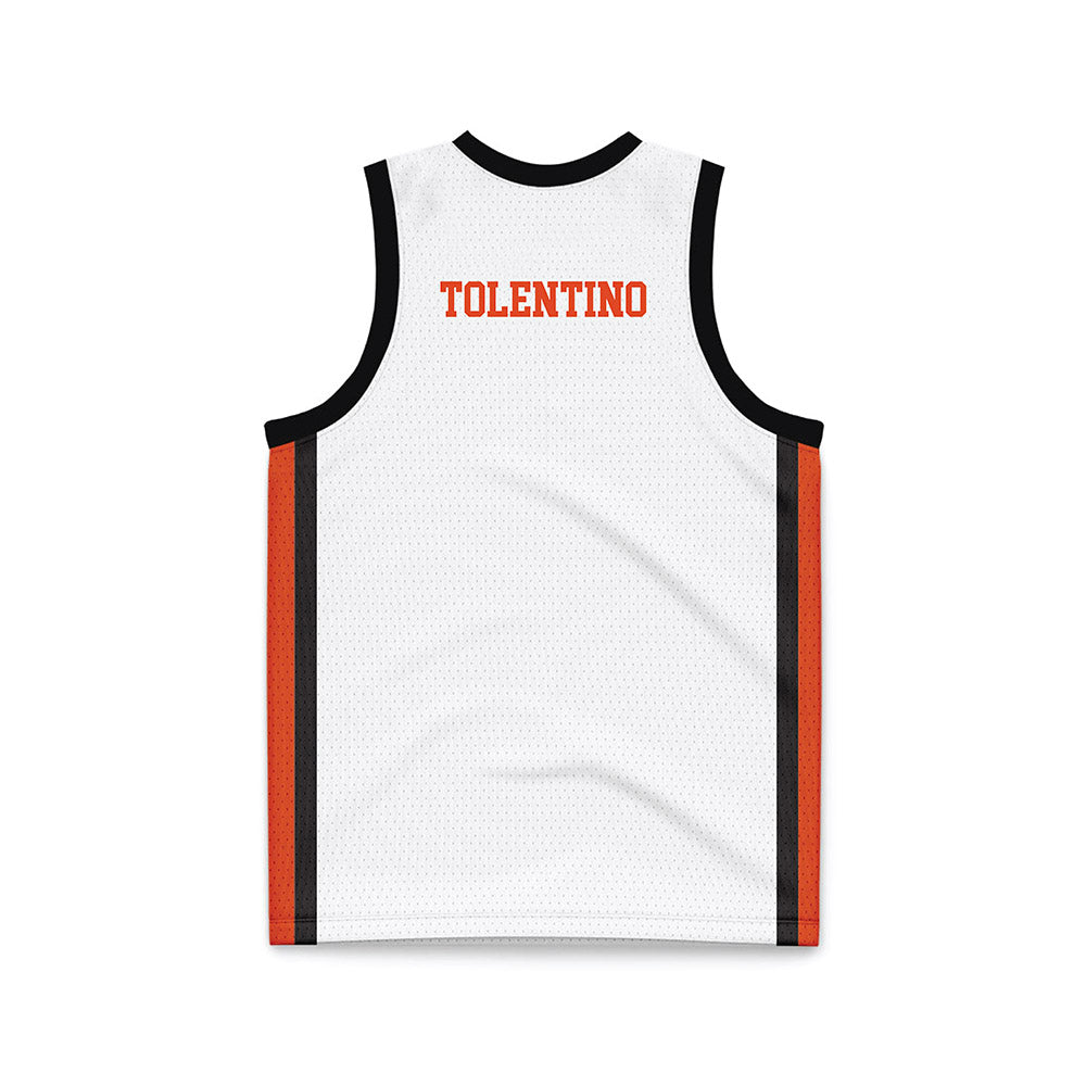 Oregon State - NCAA Women's Basketball : Noah Tolentino - White Basketball Jersey-1
