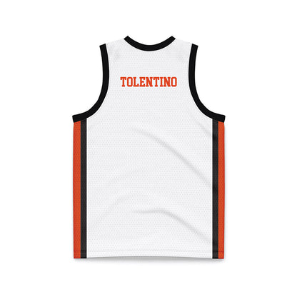 Oregon State - NCAA Women's Basketball : Noah Tolentino - White Basketball Jersey-1