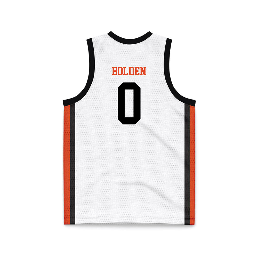 Oregon State - NCAA Women's Basketball : Tiara Bolden - White Basketball Jersey-1