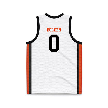 Oregon State - NCAA Women's Basketball : Tiara Bolden - White Basketball Jersey-1