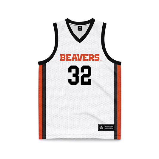Oregon State - NCAA Women's Basketball : Nene Sow - White Basketball Jersey-0