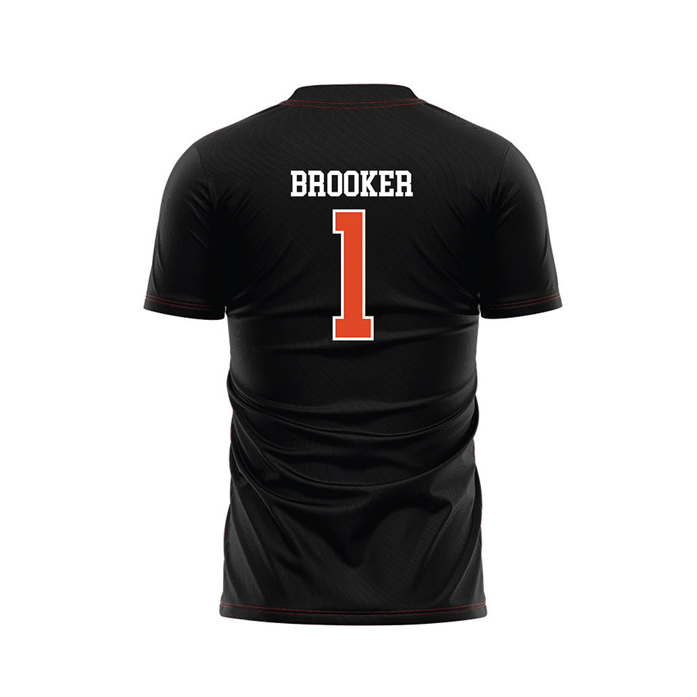Oregon State - NCAA Women's Soccer : Libby Brooker - Black Soccer Jersey-1