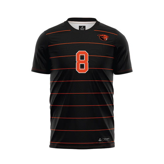 Oregon State - NCAA Women's Soccer : Isa Calderon - Black Soccer Jersey-0
