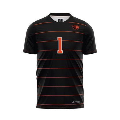 Oregon State - NCAA Women's Soccer : Libby Brooker - Black Soccer Jersey-0