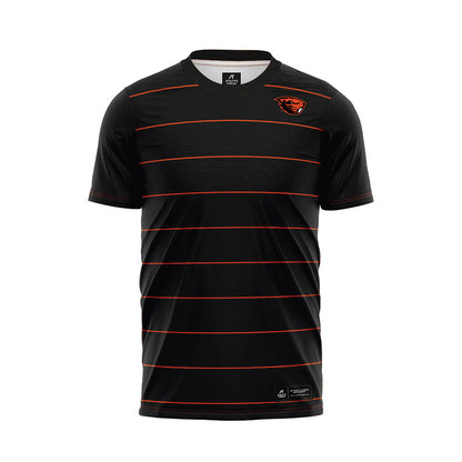 Oregon State - NCAA Women's Soccer : Ally Larkin - Black Soccer Jersey-0