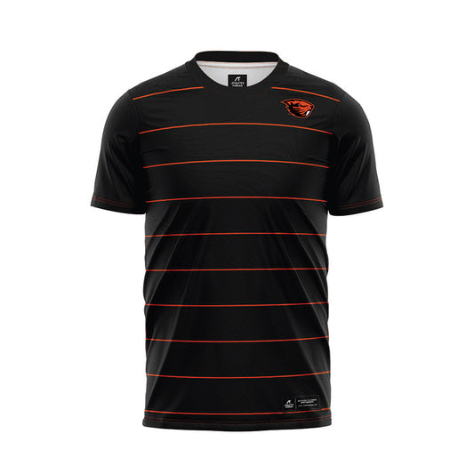 Oregon State - NCAA Women's Soccer : Ally Larkin - Black Soccer Jersey-0