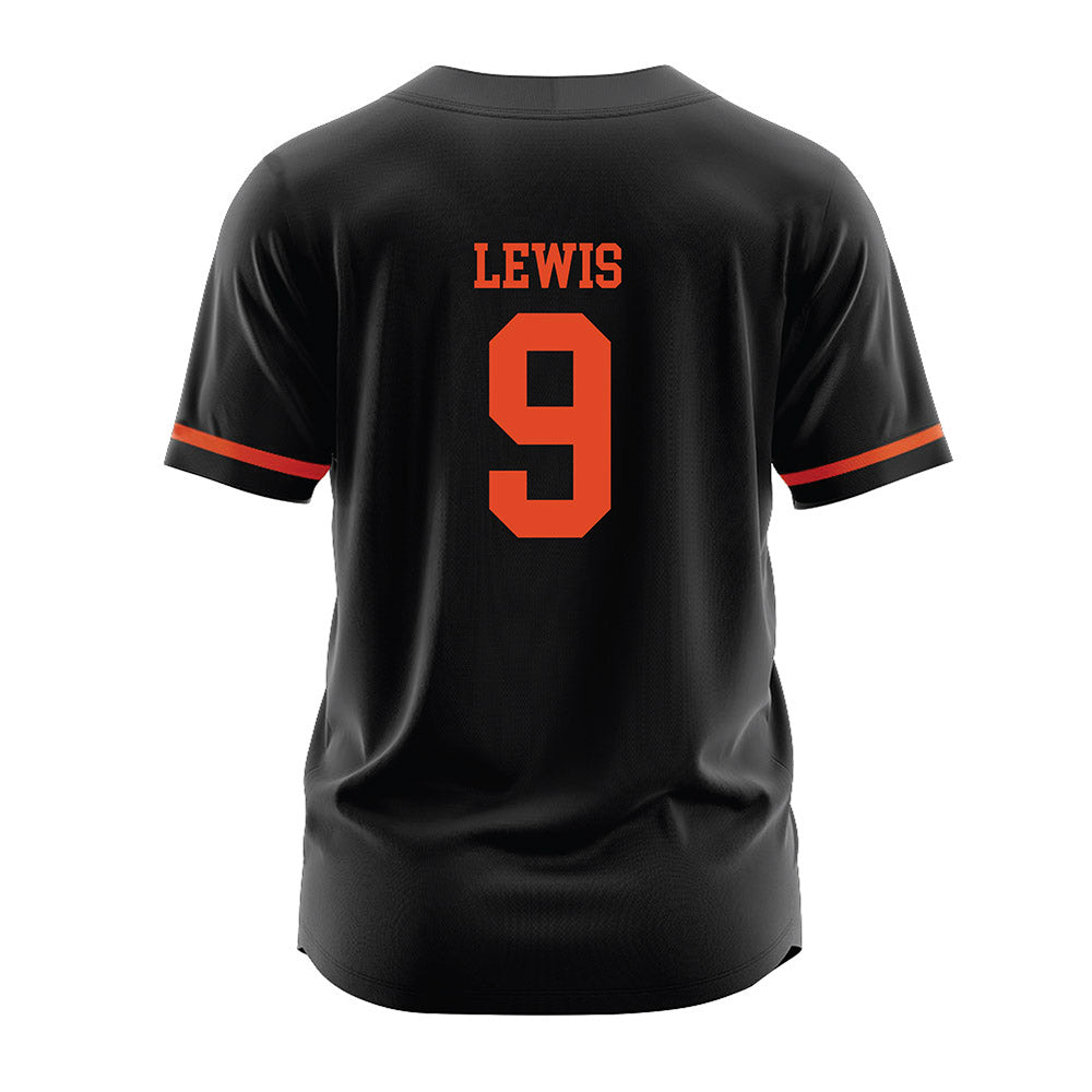 Oregon State - NCAA Softball : Jada Lewis - Black Jersey-1